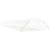vidaXL Invernadero con estructura de acero blanco 120 m&sup2; 24x5x2,3 m