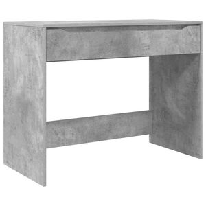 vidaXL Escritorio Gris Concreto 100 x 50 x 78 cm Madera contrachapada