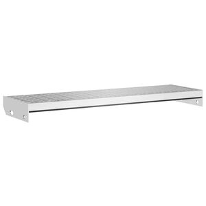 vidaXL Pelda&ntilde;o de rejilla acero galvanizado 80x24x7 cm
