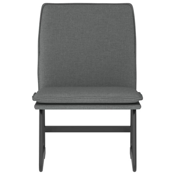vidaXL Sill&oacute;n de relax tela gris oscuro 52x75x76 cm