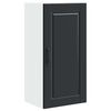 vidaXL Armario de Pared PORTO Negro 40 x 31 x 80 cm