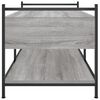 vidaXL Mesa de centro madera de ingeniería gris Sonoma 99x50x50 cm
