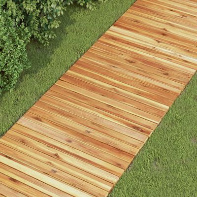 vidaXL Camino de jardín madera maciza de acacia 200x50 cm