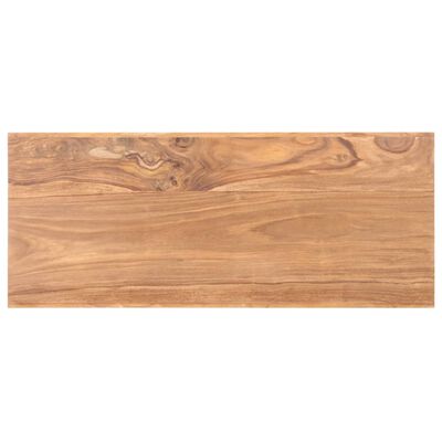 vidaXL Mesa de centro de madera maciza de sheesham 110x45x30 cm