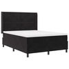 vidaXL Cama tipo Box Spring con cabecera Negro 160 x 200 cm Terciopelo