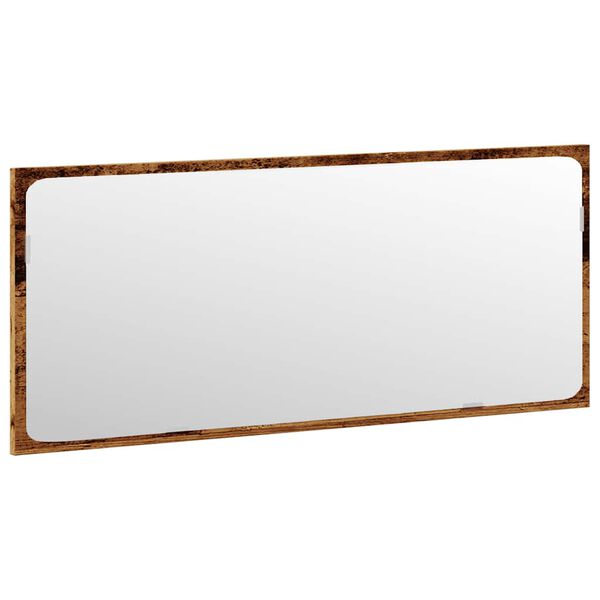 vidaXL Juego de muebles de ba&ntilde;o 4 piezas madera ingenier&iacute;a envejecida