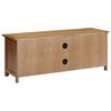 vidaXL Mueble para TV madera maciza de roble 110x35x44 cm