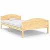 vidaXL Estructura de cama sin colch&oacute;n madera maciza de pino 120x200 cm