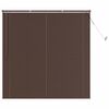 vidaXL Persiana Veneciana Marr&oacute;n Oscuro con Patr&oacute;n 150 x 140 cm PVC