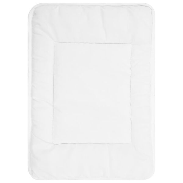 vidaXL Set edred&oacute;n entretiempo ni&ntilde;os 2 pzas blanco 120x150 cm/40x60 cm