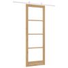 vidaXL Puerta Corredera Natural 83 x 232 cm