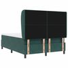 vidaXL Cama tipo Box Spring Verde oscuro 200 x 140 cm Terciopelo