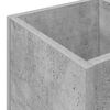 vidaXL Soporte de Sombrilla Gris Concreto 25 x 24,5 x 64 cm