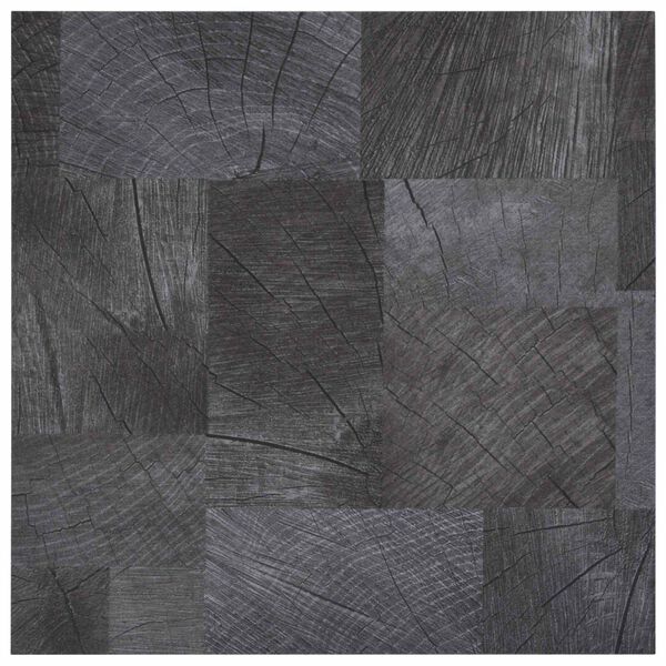 vidaXL Tableros de Suelo 55 pcs Gris 5,11 m&sup2; PVC