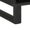 vidaXL Mueble de TV madera maciza de mango negro 100x33x46 cm