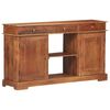 vidaXL Aparador de madera maciza de acacia 135x35x75 cm