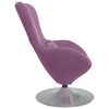 vidaXL Sill&oacute;n huevo Morado Terciopelo