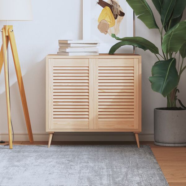 vidaXL Puertas de armario de lamas 2 uds madera de pino 61,5x39,4 cm