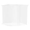 vidaXL Mosquitera colgante 156 malla blanca 220x120x150 cm