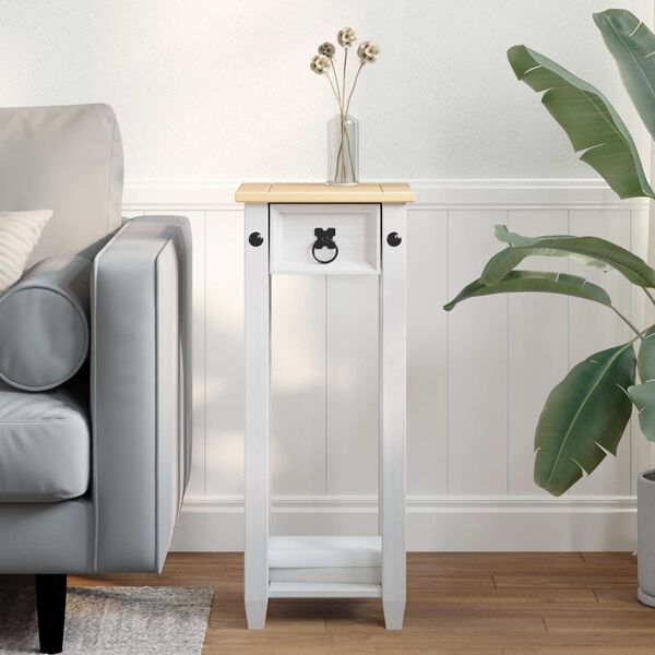 vidaXL Soporte de plantas 30 x 30 x 73 cm Madera de pino macizo