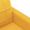 vidaXL Sill&oacute;n de tela amarillo claro 60 cm