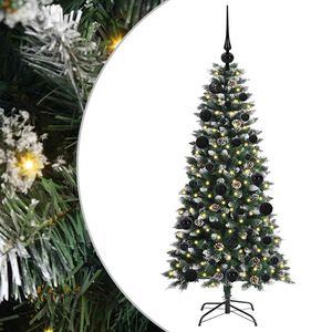 vidaXL &Aacute;rbol de Navidad artificial Verde 120 cm PVC, Pl&aacute;stico y Acero