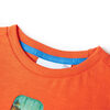 Camiseta infantil naranja oscuro 116