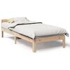 vidaXL Estructura de cama sin colch&oacute;n madera maciza de pino 80x200 cm