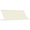 vidaXL Toldo retr&aacute;ctil de tela y acero crema 350x150 cm