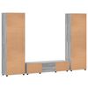 vidaXL Conjunto de mueble de TV con caj&oacute;n FLORIN Gris Sonoma