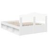 vidaXL Estructura de cama 140 x 190 cm Madera de pino macizo