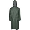 vidaXL Chubasquero impermeable largo con capucha talla L verde
