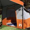 vidaXL Juego de Tienda de Camping 2 pcs Naranja Tafet&aacute;n y Tela
