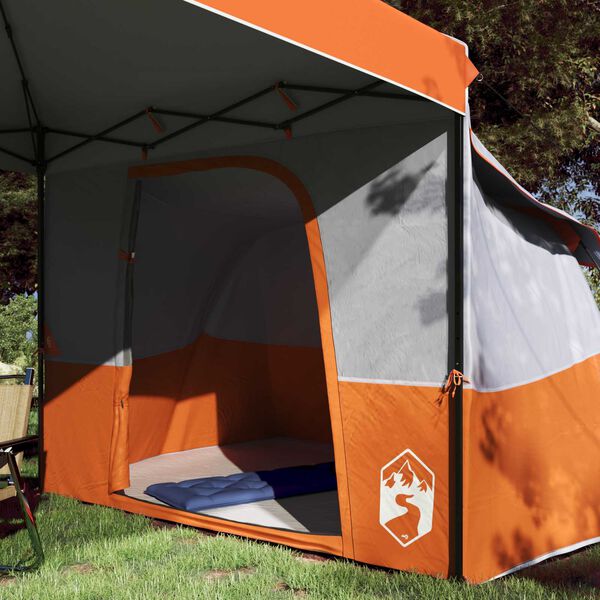 vidaXL Juego de Tienda de Camping 2 pcs Naranja Tafet&aacute;n y Tela
