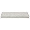 vidaXL Alfombrillas autoadhesivas sisal 15 uds platina 65x21x4 cm