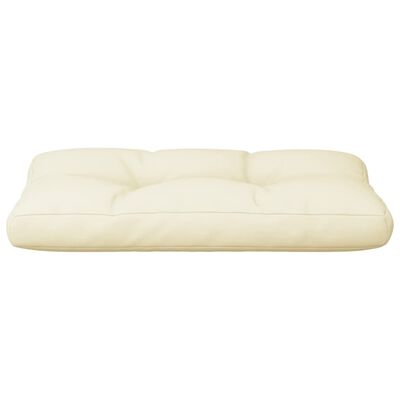 vidaXL Cojín para sofá de palets tela crema 70x40x12 cm