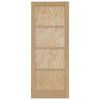 vidaXL Puerta Interior ORKDAL Marr&oacute;n 83 x 211 cm Madera contrachapada