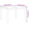 vidaXL Juego de comedor para jard&iacute;n 3 pzas madera maciza de teca