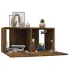 vidaXL Armario colgante para TV madera roble ahumado 60x30x30 cm