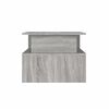 vidaXL Mesa de centro madera de ingenier&iacute;a gris Sonoma 90x55x42,5 cm