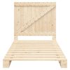 vidaXL Estructura de cama con cabecero madera maciza pino 100x200 cm