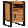 vidaXL Mesita de noche de 40x40x59 cm, madera maciza de acacia