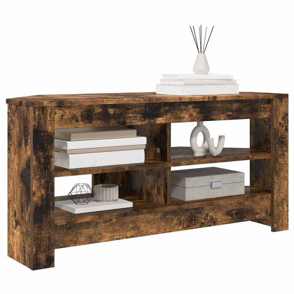 vidaXL MuebledeTVdeesquina Roble ahumado 102 x 40,5 x 45 cm