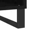 vidaXL Mueble para discos de vinilo Roble Negro 85 x 38 x 89 cm