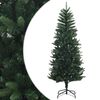 vidaXL Artificial Hinged Christmas Tree 120 cm PE y PVC Verde