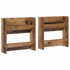vidaXL Armario Zapatero 2 uds. 60 x 18 x 60 cm Madera de ingenier&iacute;a
