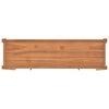 vidaXL Escritorio con 2 cajones madera de teca 140x40x75 cm