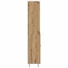 vidaXL Aparador alto 2 pcs Roble artesanal Madera de ingenier&iacute;a