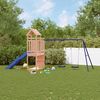 vidaXL Parque infantil de exterior madera maciza Douglas