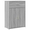 vidaXL Aparador madera de ingenier&iacute;a gris Sonoma 60x30x84 cm